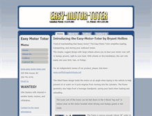 Tablet Screenshot of easy-motor-toter.com